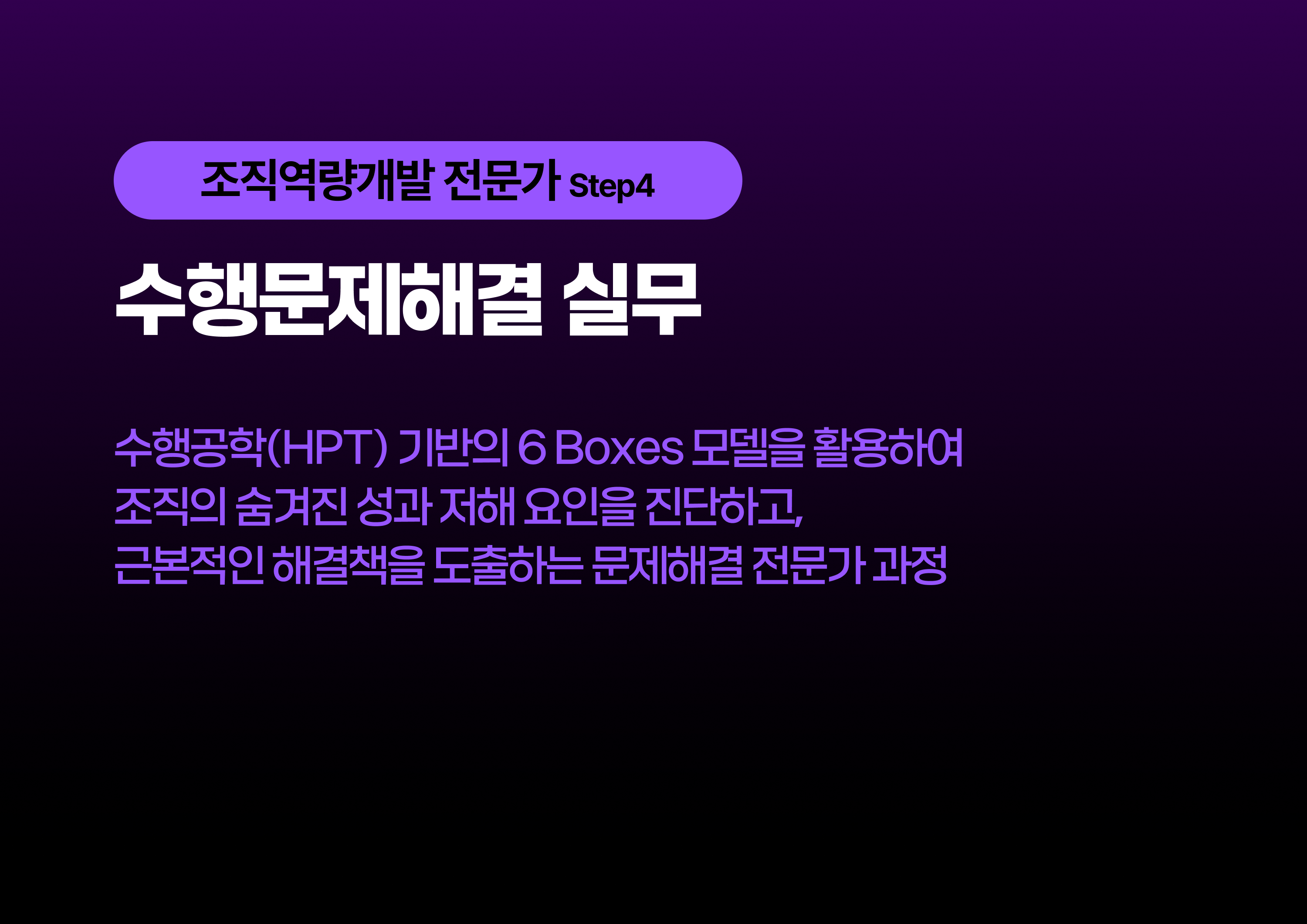 수행 문제 해결 실무